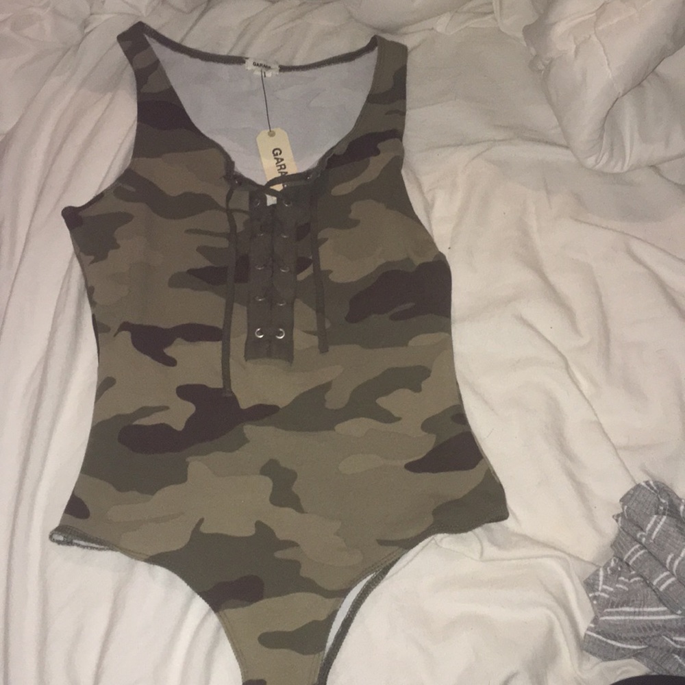 Camo body suit